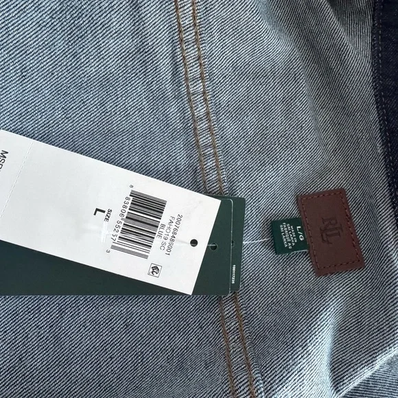 NWT Ralph lauren Lauren Indigo Jean Jacket - Picture 3 of 5